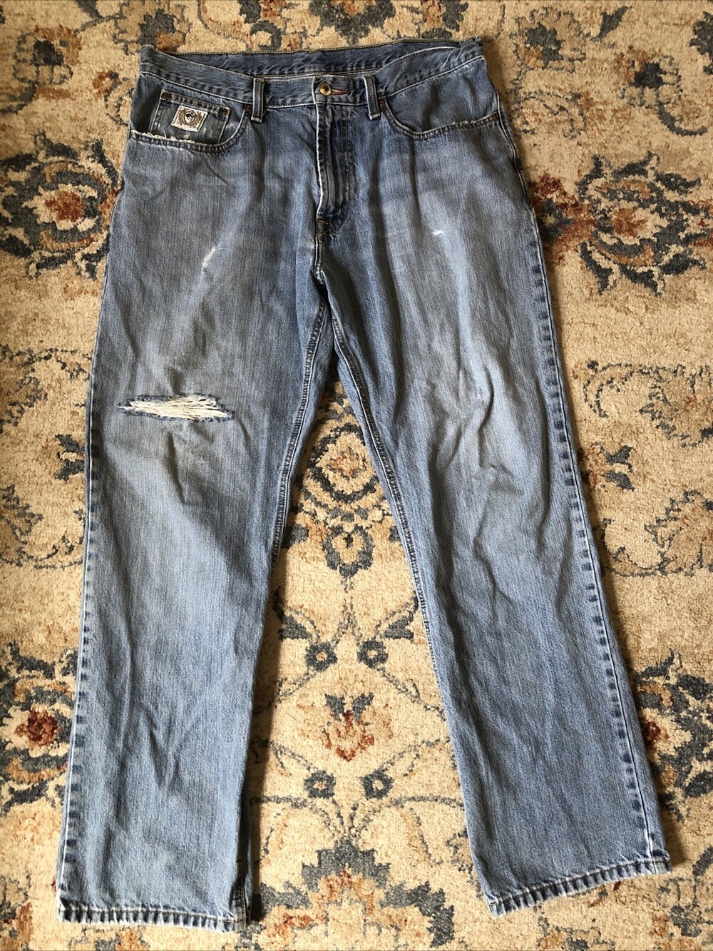 Cinch Blue Jeans Men's 36x32 Distressed
